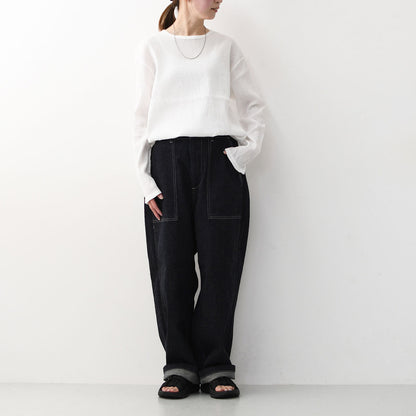 prit [プリット] 40/1クレープロッキーバル ラウンドヘムクルーネック [P92513] [2025SS]