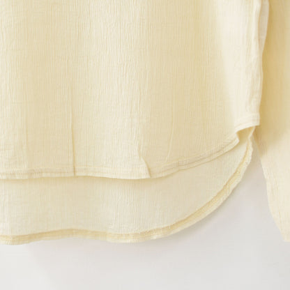 prit [プリット] 40/1クレープロッキーバル ラウンドヘムクルーネック [P92513] [2025SS]