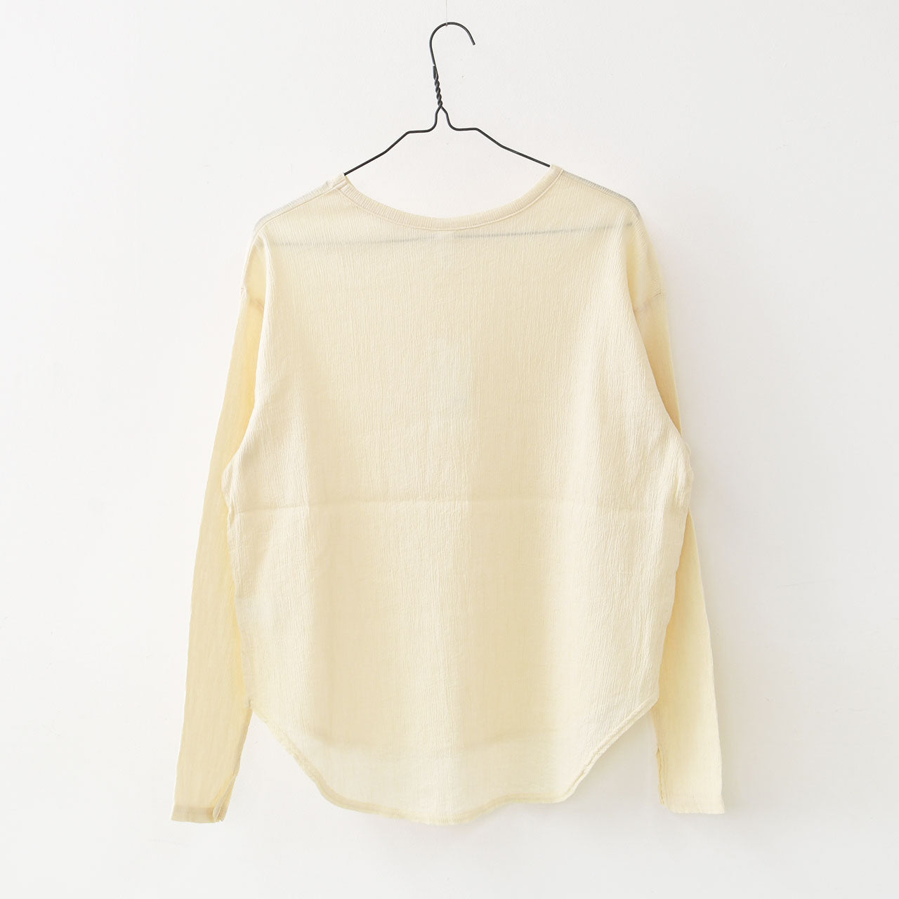 prit [プリット] 40/1クレープロッキーバル ラウンドヘムクルーネック [P92513] [2025SS]