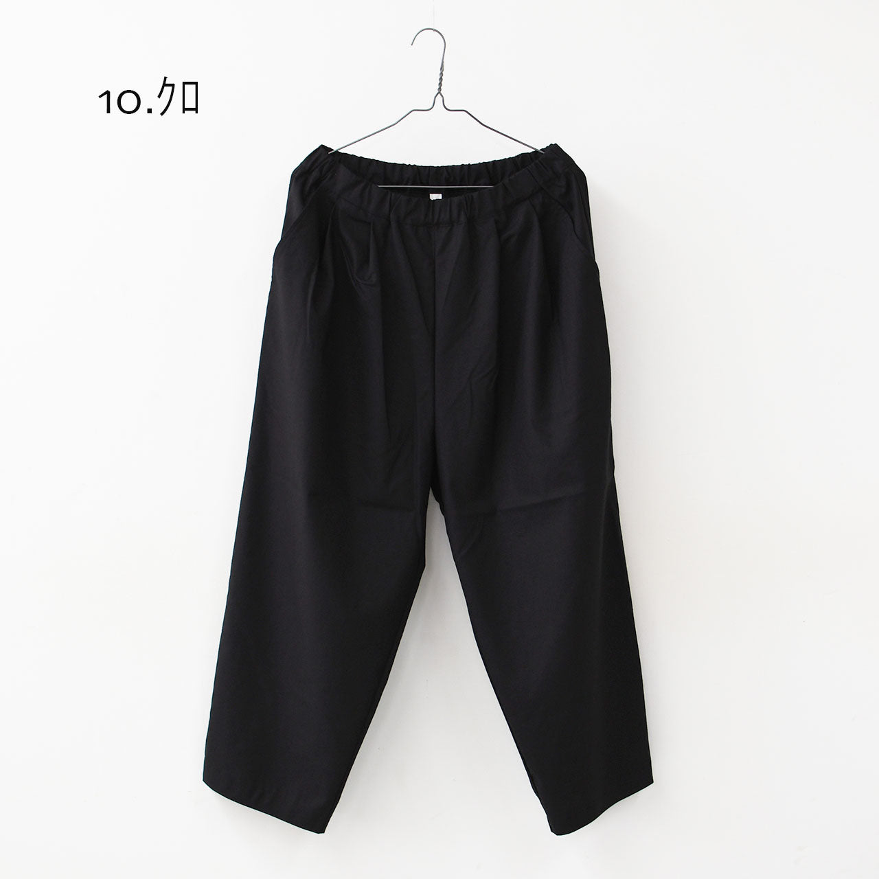 prit [プリット] リネン混ストレッチシャンブレー タックバギーパンツ [P92522]  [2025SS]