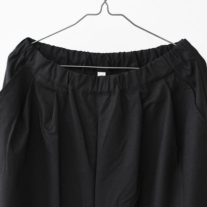 prit [プリット] リネン混ストレッチシャンブレー タックバギーパンツ [P92522]  [2025SS]