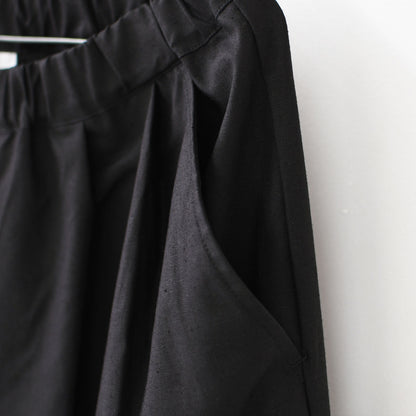 prit [プリット] リネン混ストレッチシャンブレー タックバギーパンツ [P92522]  [2025SS]