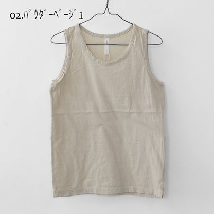 prit [プリット] 30/1リサイクルムラ糸天竺タンクトップ [P92546]  [2025SS]