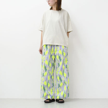 prit [プリット] 30/1リサイクルムラ糸天竺5分袖ワイドTシャツ [P92551] [2025SS]