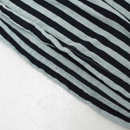 prit [プリット] 30/1リサイクルムラ糸天竺ボーダーフレアTシャツ [P92557]  [2025SS]