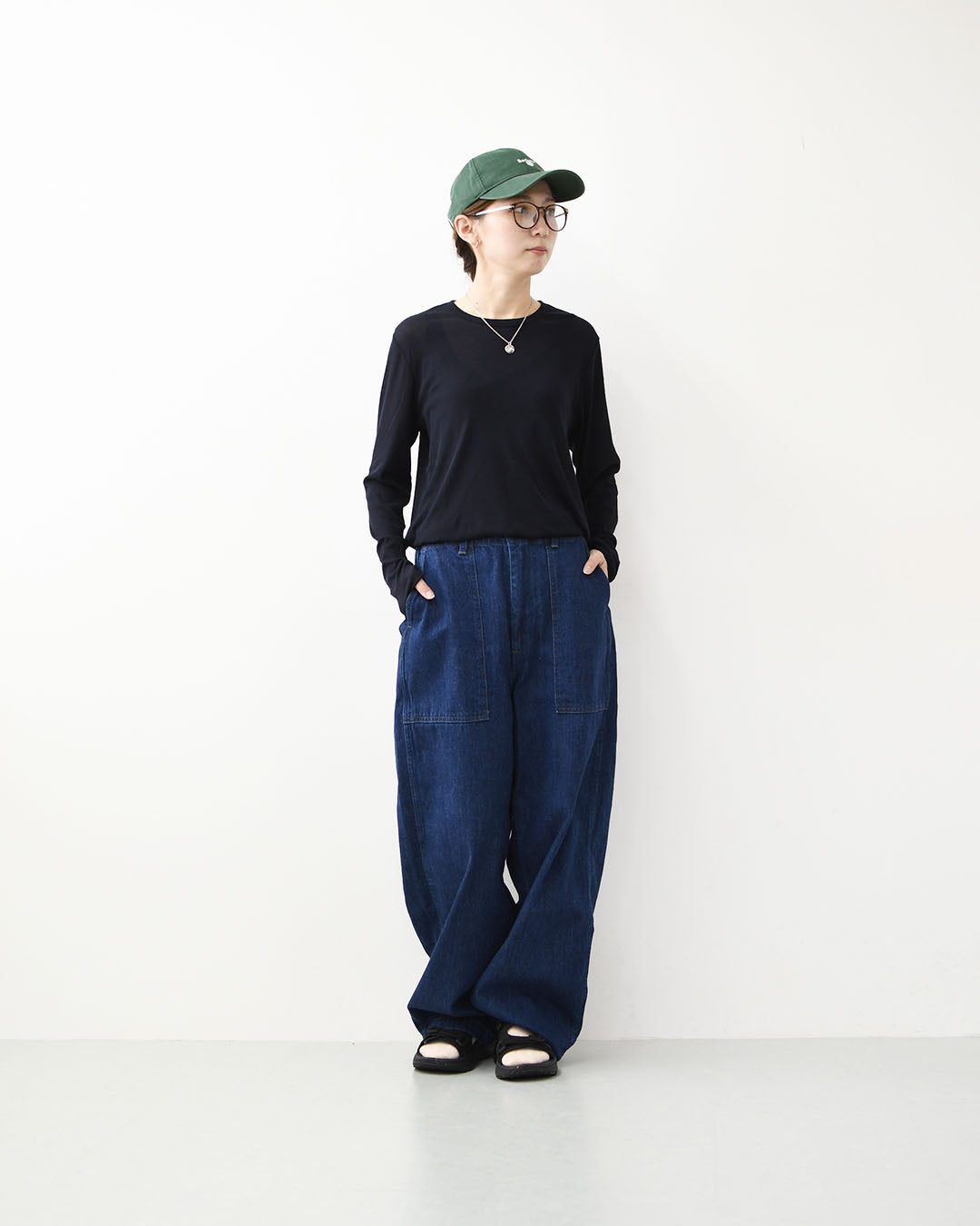 prit [プリット] 80/1シアーハイツイストフライスクルーネック [P92612] シアーTEE・長袖・シアー素材・透け感・LADY'S [2026SS]