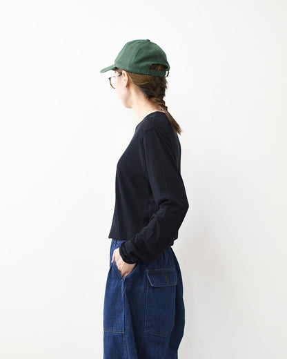 prit [プリット] 80/1シアーハイツイストフライスクルーネック [P92612] シアーTEE・長袖・シアー素材・透け感・LADY'S [2026SS]