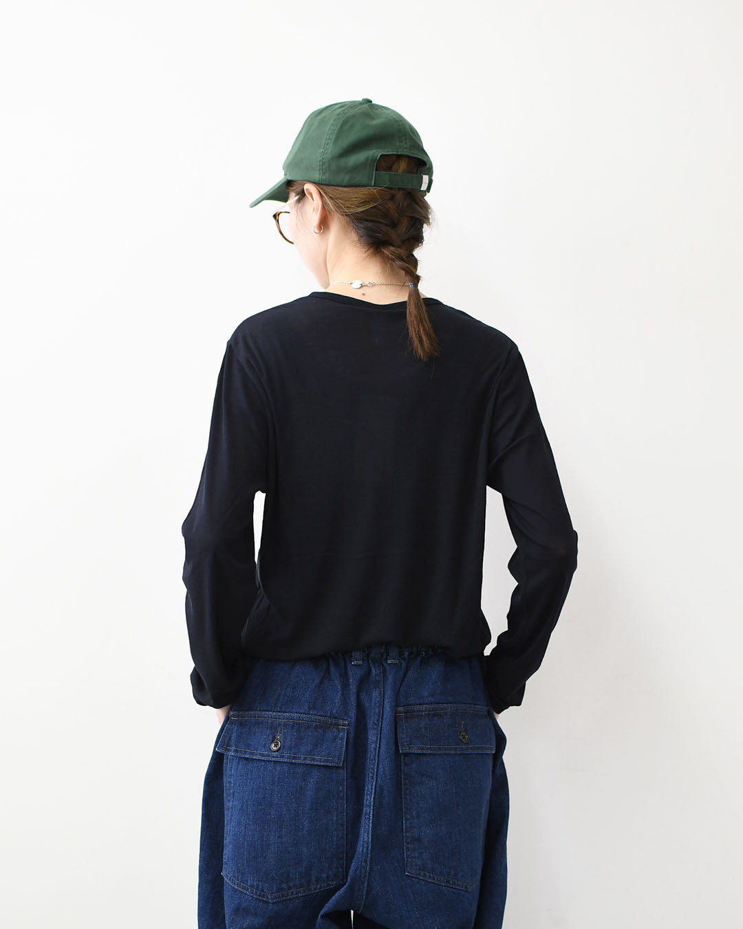 prit [プリット] 80/1シアーハイツイストフライスクルーネック [P92612] シアーTEE・長袖・シアー素材・透け感・LADY'S [2026SS]