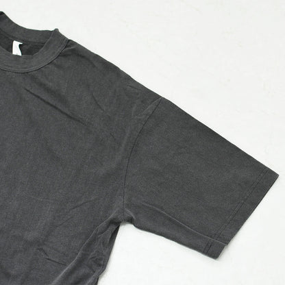 prit [プリット] 40/1引き揃え天竺ヴィンテージ加工5分袖クルーネックワイドTシャツ   [P92617] 5分袖Tシャツ・ワイドTシャツ・オーバーサイズ・ゆったりサイズ・ドロップショルダー・羽織り・ノーカラー・LADY'S [2026SS]