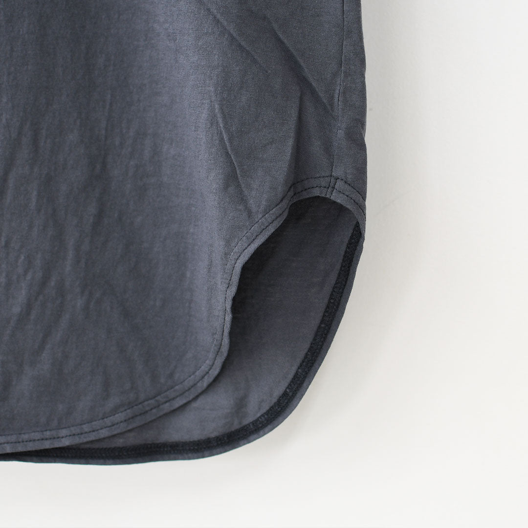 prit [プリット] 40/1ムラ糸MVSハイゲージ天竺ラウンドヘムノースリーブ [P92638] ノースリーブ・ノースリーブTシャツ・タンクトップ・インナー・コットン・LADY'S [2026SS]