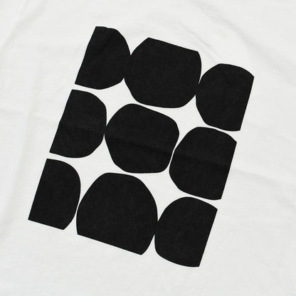 prit [プリット] 18/1空紡度詰天竺フレームドットプリントTシャツ [P92644] Tシャツ・半袖Tシャツ・ドット・コットン・クルーネック・LADY'S [2026SS]