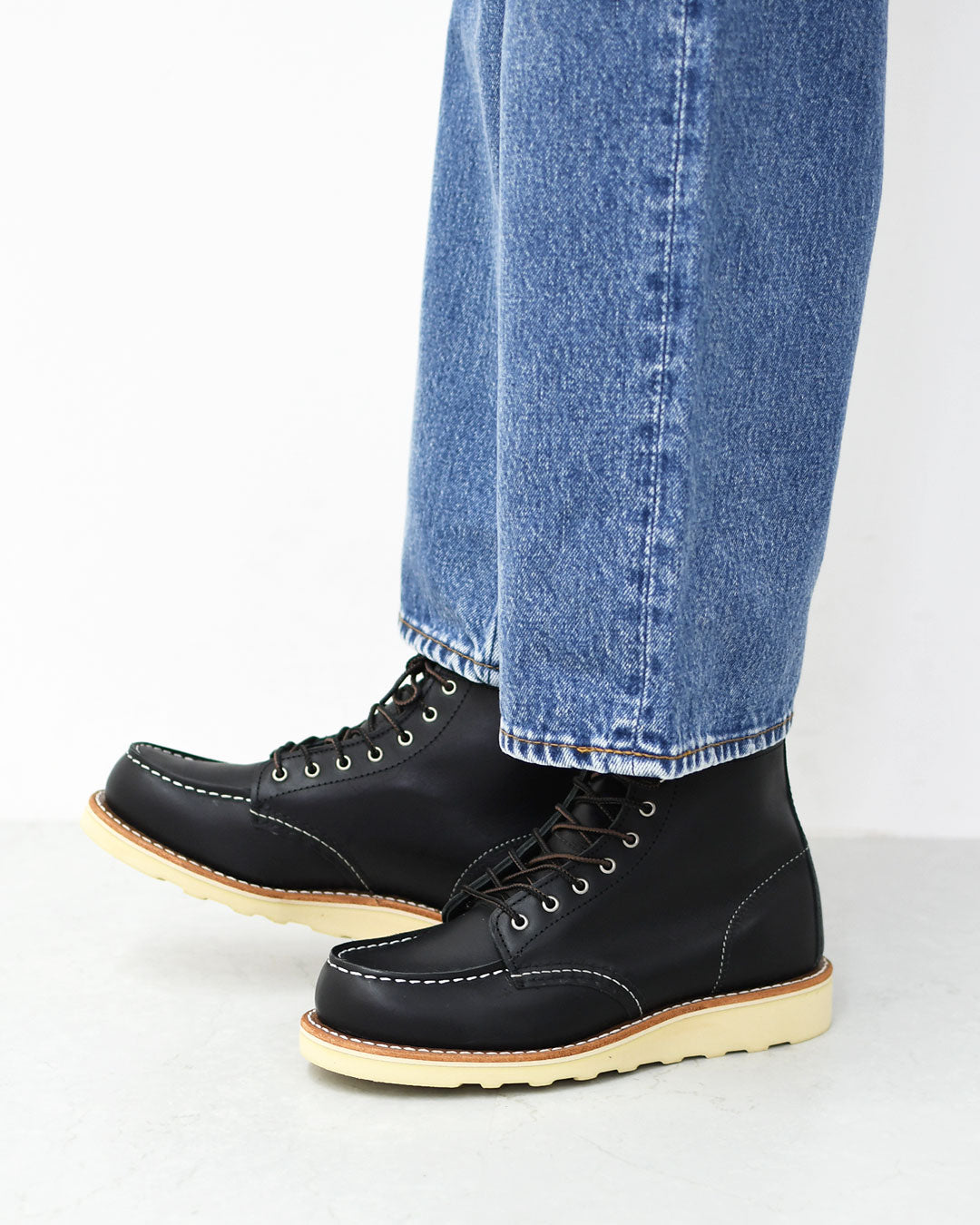 RED WING[レッドウィング] 6-inch Classic Moc / BLACK [3373] 6インチ クラシックモック・クラシックモック・ブラック・バウンダリー・モックトゥ・ワークブーツ・LADY'S [2026SS]