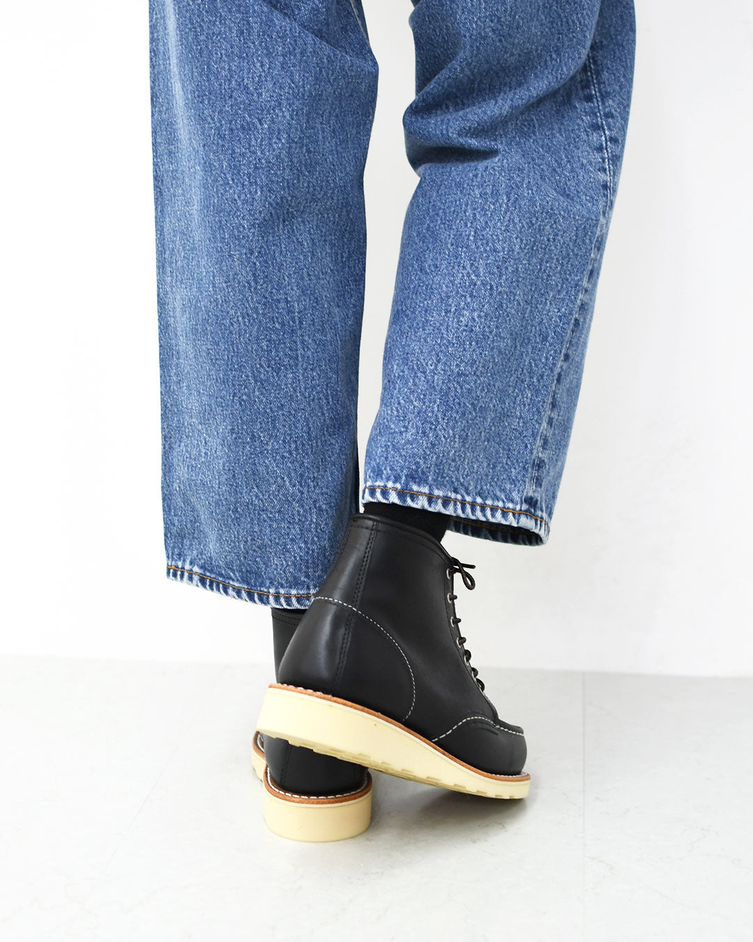 RED WING[レッドウィング] 6-inch Classic Moc / BLACK [3373] 6インチ クラシックモック・クラシックモック・ブラック・バウンダリー・モックトゥ・ワークブーツ・LADY'S [2026SS]