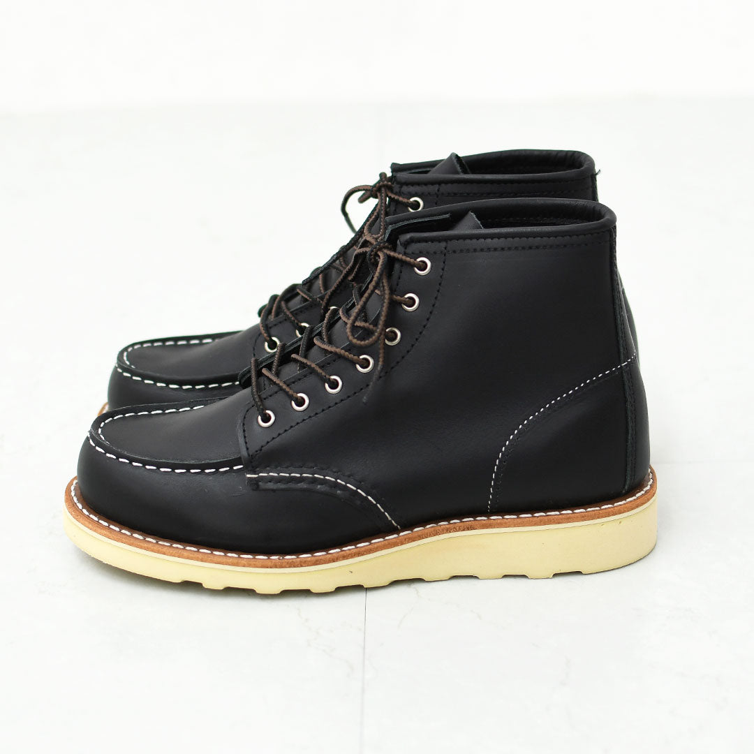 RED WING[レッドウィング] 6-inch Classic Moc / BLACK [3373] 6インチ クラシックモック・クラシックモック・ブラック・バウンダリー・モックトゥ・ワークブーツ・LADY'S [2026SS]