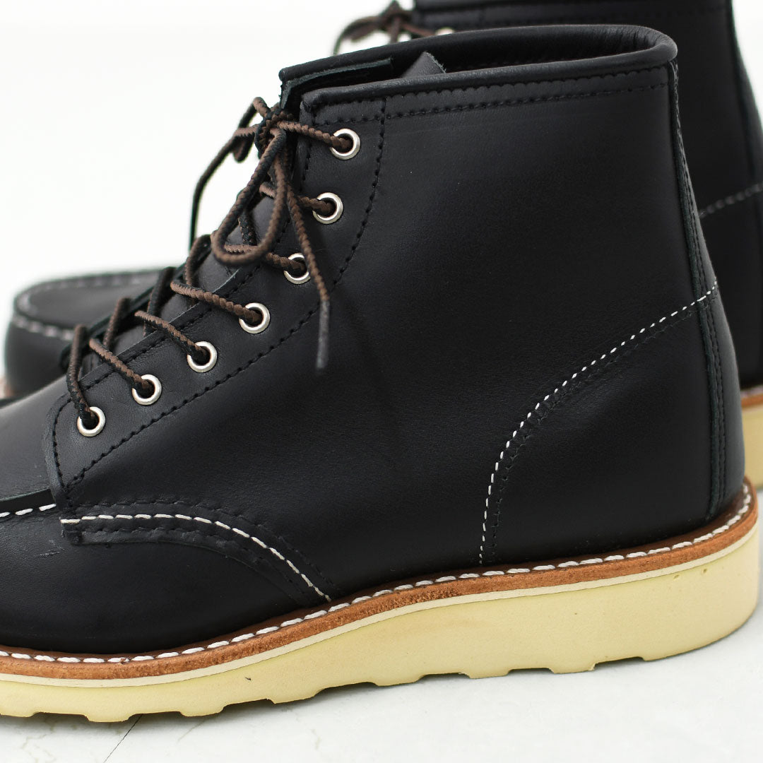 RED WING[レッドウィング] 6-inch Classic Moc / BLACK [3373] 6インチ クラシックモック・クラシックモック・ブラック・バウンダリー・モックトゥ・ワークブーツ・LADY'S [2026SS]