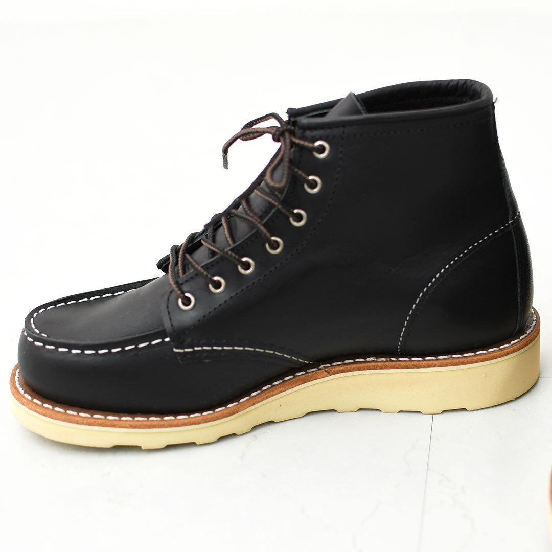 RED WING[レッドウィング] 6-inch Classic Moc / BLACK [3373] 6インチ クラシックモック・クラシックモック・ブラック・バウンダリー・モックトゥ・ワークブーツ・LADY'S [2026SS]