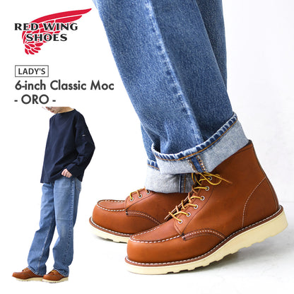 RED WING[レッドウィング] 6-inch Classic Moc / ORO [3375] 6インチ クラシックモック・クラシックモック・オロ・レガシー・モックトゥ・ワークブーツ・LADY'S [2026SS]