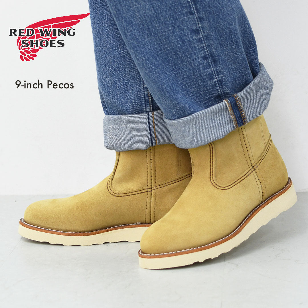 RED WING [レッドウィング] 9-inch Pecos [8168] 9インチ ペコス・ホーソーン・アビリーン・ラフアウト・ペコスブーツ・ウエスタンブーツ・ワークブーツ・MEN'S [2026SS]