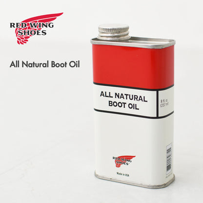 RED WING [レッドウィング] All Natural Boot Oil [97103] オールナチュラル ブーツオイル・ブーツオイル・シューズケア用品・ブーツケア用品・保革オイル・保護オイル・革製品専用 [2026SS]