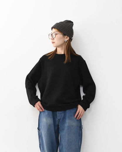 RINEN [リネン] ウールコットンダブルフェイス クルーネック [R17606-W] ウール・コットン・ダブルフェイス・クルーネック・長袖・LADY'S [2025AW]