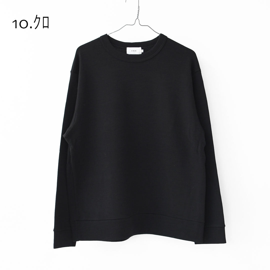 RINEN [リネン] 60/1引き揃えウールミラノリブ クルーネック [R17608-M] ニット・クルーネック・ミラノリブ・ウール・MEN'S [2025AW]