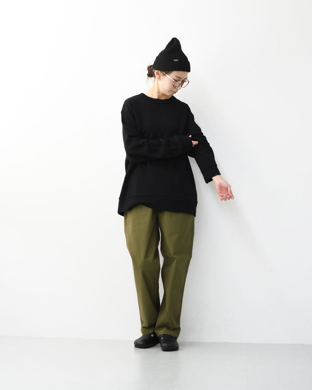 RINEN [リネン] 60/1引き揃えウールミラノリブ クルーネック [R17608-M] ニット・クルーネック・ミラノリブ・ウール・MEN'S [2025AW]