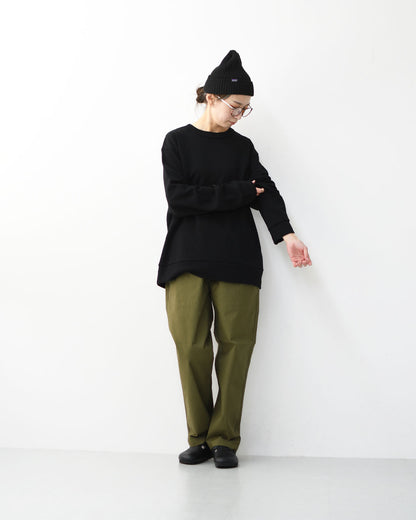 RINEN [リネン] 60/1引き揃えウールミラノリブ クルーネック [R17608-M] ニット・クルーネック・ミラノリブ・ウール・MEN'S [2025AW]