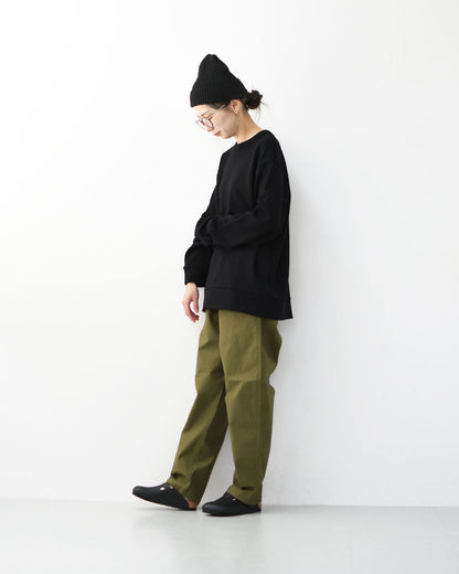 RINEN [リネン] 60/1引き揃えウールミラノリブ クルーネック [R17608-M] ニット・クルーネック・ミラノリブ・ウール・MEN'S [2025AW]