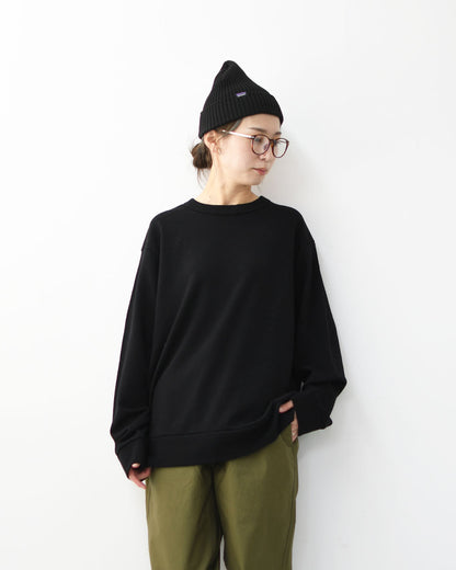 RINEN [リネン] 60/1引き揃えウールミラノリブ クルーネック [R17608-M] ニット・クルーネック・ミラノリブ・ウール・MEN'S [2025AW]