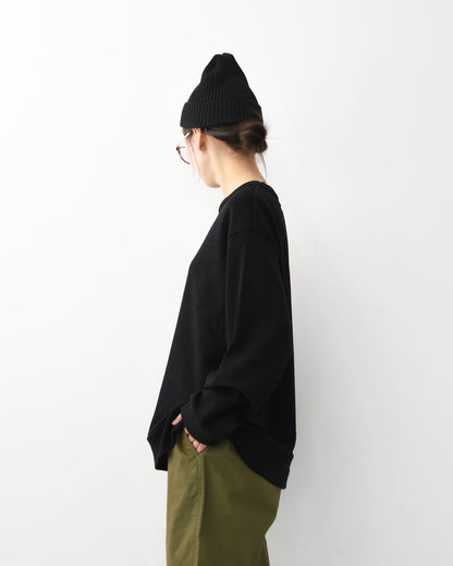 RINEN [リネン] 60/1引き揃えウールミラノリブ クルーネック [R17608-M] ニット・クルーネック・ミラノリブ・ウール・MEN'S [2025AW]