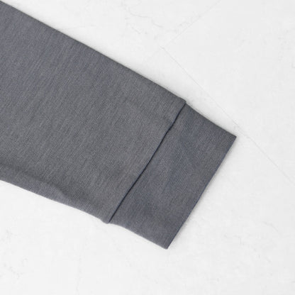 RINEN [リネン] 60/1引き揃えウールミラノリブ クルーネック [R17608-M] ニット・クルーネック・ミラノリブ・ウール・MEN'S [2025AW]