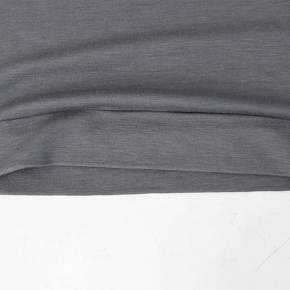 RINEN [リネン] 60/1引き揃えウールミラノリブ クルーネック [R17608-M] ニット・クルーネック・ミラノリブ・ウール・MEN'S [2025AW]