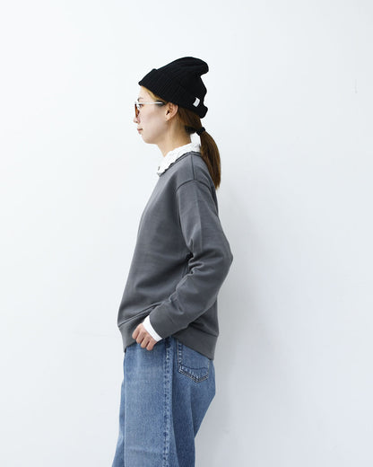 RINEN [リネン] 60/1引き揃えウールミラノリブ クルーネック [R17608-W] ニット・クルーネック・ミラノリブ・ウール・LADY'S [2025AW]