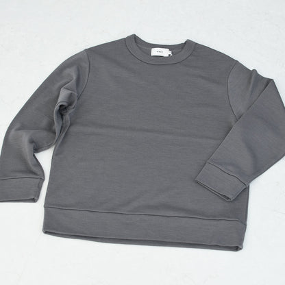 RINEN [リネン] 60/1引き揃えウールミラノリブ クルーネック [R17608-W] ニット・クルーネック・ミラノリブ・ウール・LADY'S [2025AW]