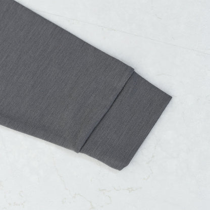 RINEN [リネン] 60/1引き揃えウールミラノリブ クルーネック [R17608-W] ニット・クルーネック・ミラノリブ・ウール・LADY'S [2025AW]