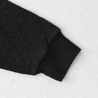 RINEN [リネン] 30/1オーガニック天竺ダイヤキルティング クルーネック [R17610] クルーネックスウェット・クルーネック・ダイヤキルティング・コットン・長袖・オーガニック・LADY'S [2025AW]