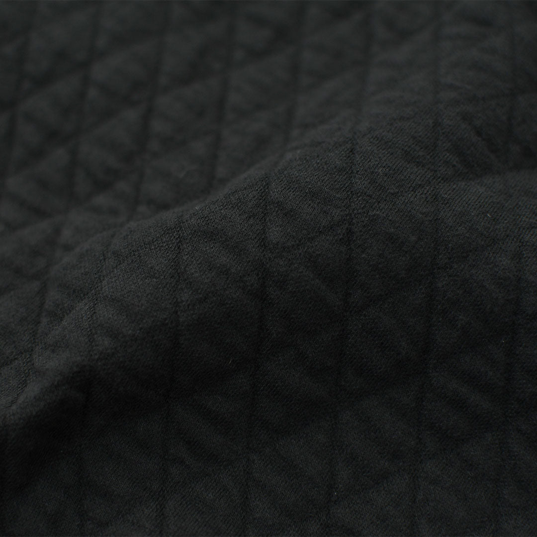 RINEN [リネン] 30/1オーガニック天竺ダイヤキルティング クルーネック [R17610] クルーネックスウェット・クルーネック・ダイヤキルティング・コットン・長袖・オーガニック・LADY'S [2025AW]