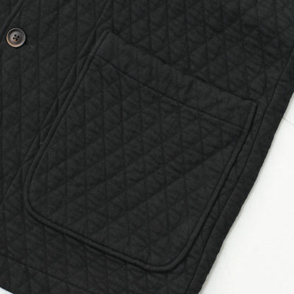 RINEN [リネン] 30/1オーガニック天竺ダイヤキルティング ベスト [R17611] ベスト・キルティング・オーガニックコットン・ダイヤキルティング・LADY'S [2025AW]