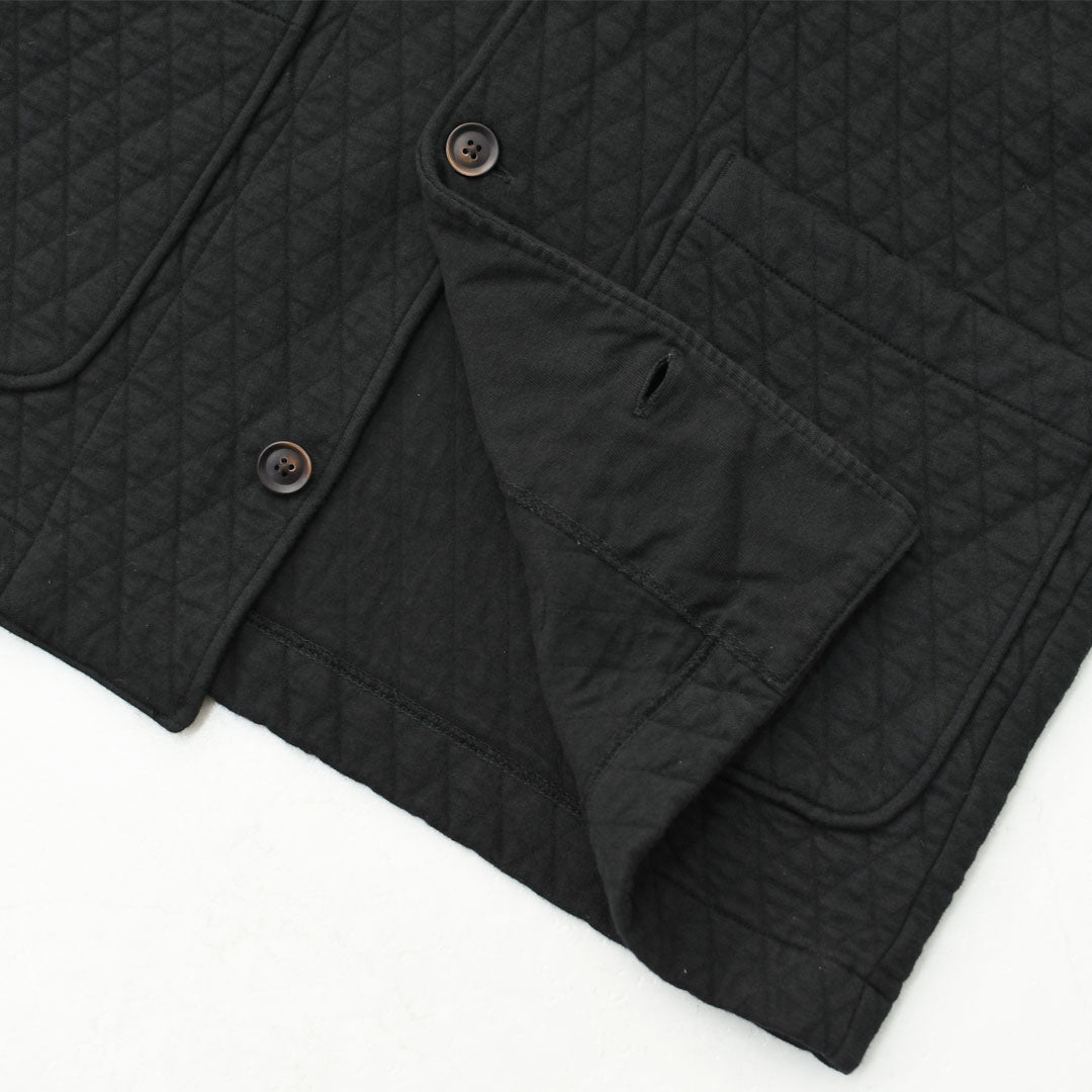 RINEN [リネン] 30/1オーガニック天竺ダイヤキルティング ベスト [R17611] ベスト・キルティング・オーガニックコットン・ダイヤキルティング・LADY'S [2025AW]