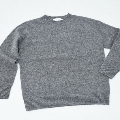 RINEN [リネン] 2/15ウール天竺編み(ホールガーメント) クルーネック [R17681-W] ニット・クルーネック・ラムウール・ラグランスリーブ・ホールガーメント・LADY'S [2025AW]