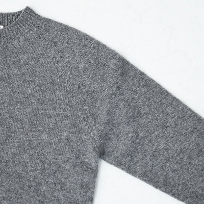 RINEN [リネン] 2/15ウール天竺編み(ホールガーメント) クルーネック [R17681-W] ニット・クルーネック・ラムウール・ラグランスリーブ・ホールガーメント・LADY'S [2025AW]