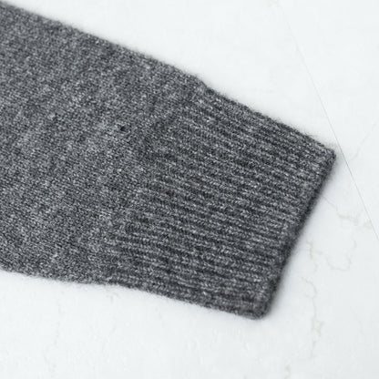 RINEN [リネン] 2/15ウール天竺編み(ホールガーメント) クルーネック [R17681-W] ニット・クルーネック・ラムウール・ラグランスリーブ・ホールガーメント・LADY'S [2025AW]