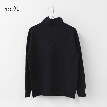 RINEN [リネン] 2/15ウール天竺編み(ホールガーメント) タートルネック [R17682] ニット・タートルネック・ウールニット・あったかニット・LADY'S [2025AW]