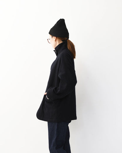 RINEN [リネン] 2/48ウール綾織 ラグランカバーオールジャケット [R27605-W] ウールジャケット・カバーオール・ラグランスリーブ・カジュアルスタイル・LADY'S [2025AW]