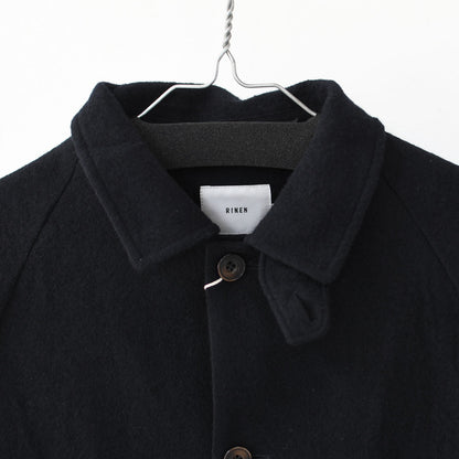 RINEN [リネン] 2/48ウール綾織 ラグランカバーオールジャケット [R27605-W] ウールジャケット・カバーオール・ラグランスリーブ・カジュアルスタイル・LADY'S [2025AW]