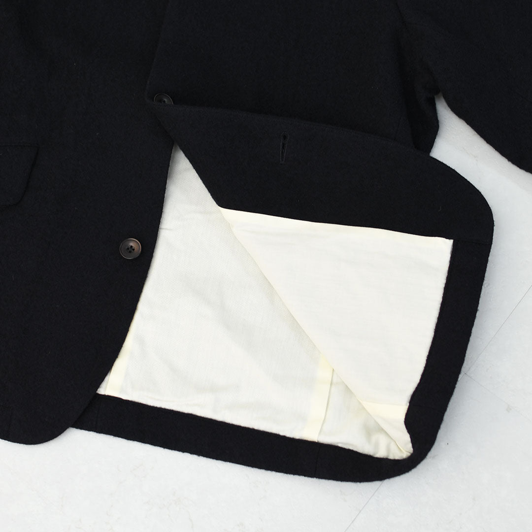 RINEN [リネン] 2/48ウール綾織 ラグランカバーオールジャケット [R27605-W] ウールジャケット・カバーオール・ラグランスリーブ・カジュアルスタイル・LADY'S [2025AW]