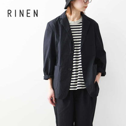 RINEN [リネン] 40/1オーガニック平織テーラードジャケット [R29501] MEN'S [2025SS]