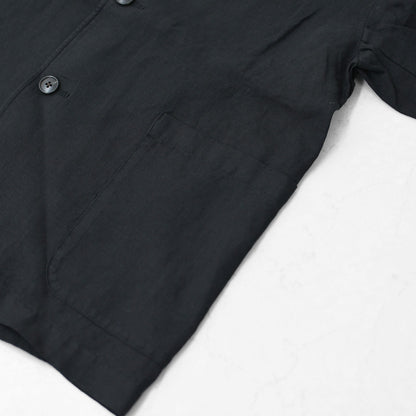 RINEN [リネン] 40/1リネン平織ノーカラージャケット [R29502]  [2024SS]