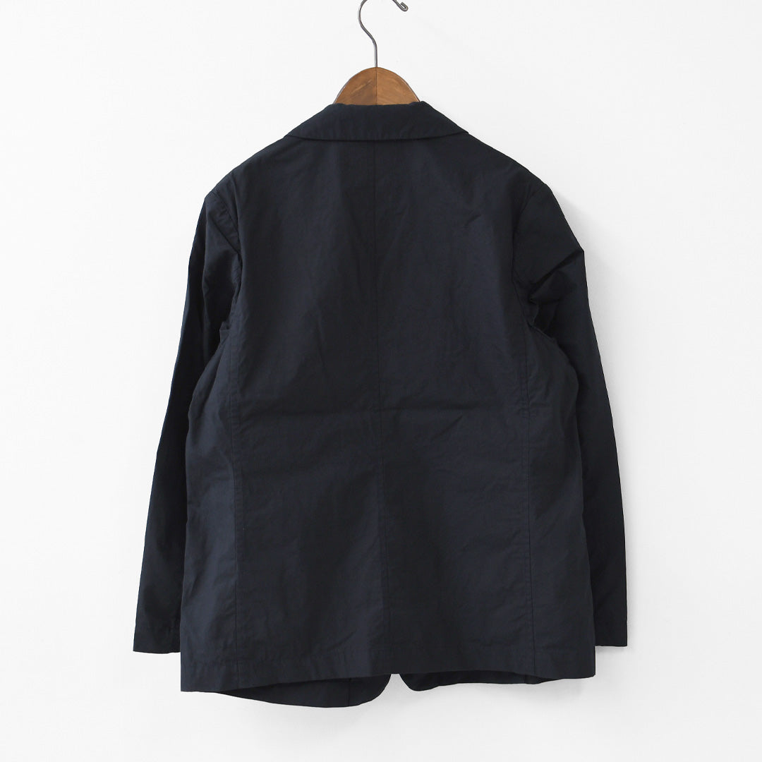 RINEN [リネン] 40/1オーガニック平織テーラードジャケット [r29600-w] ノーカラージャケット・イージージャケット・ジャケット・リネン・コットンジャケット・ゆったりサイズ・MEN'S / LADY'S [2026SS]