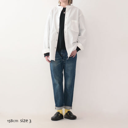 RINEN [リネン] 80/2ダウンプルーフスタンドカラーシャツ [R35001-S]  [2025SS]